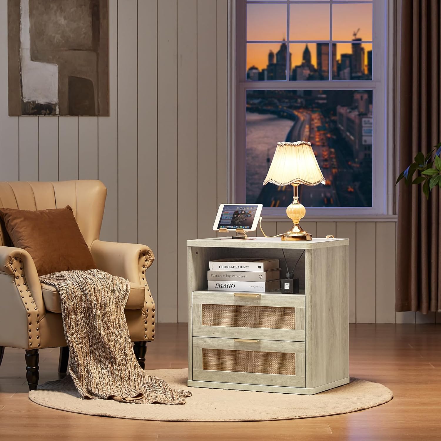 Built-in anti-tip safety